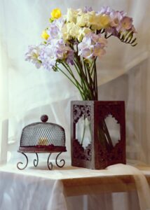 Indoor Decoration of Freesia Flowers